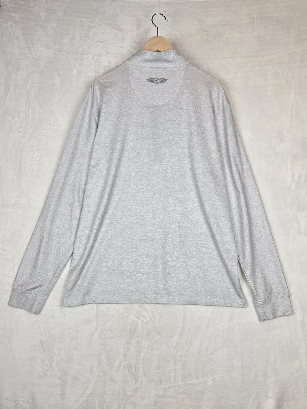 Straight Down Quarter Zip Pullover Mens XL Gray Golf Performance Long Sleeve